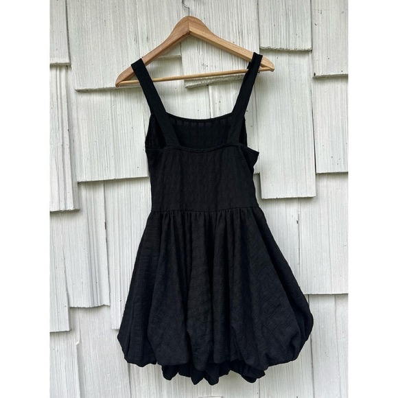 Cider Ruffle Ruched Square Neck Romper M - Picture 6 of 9